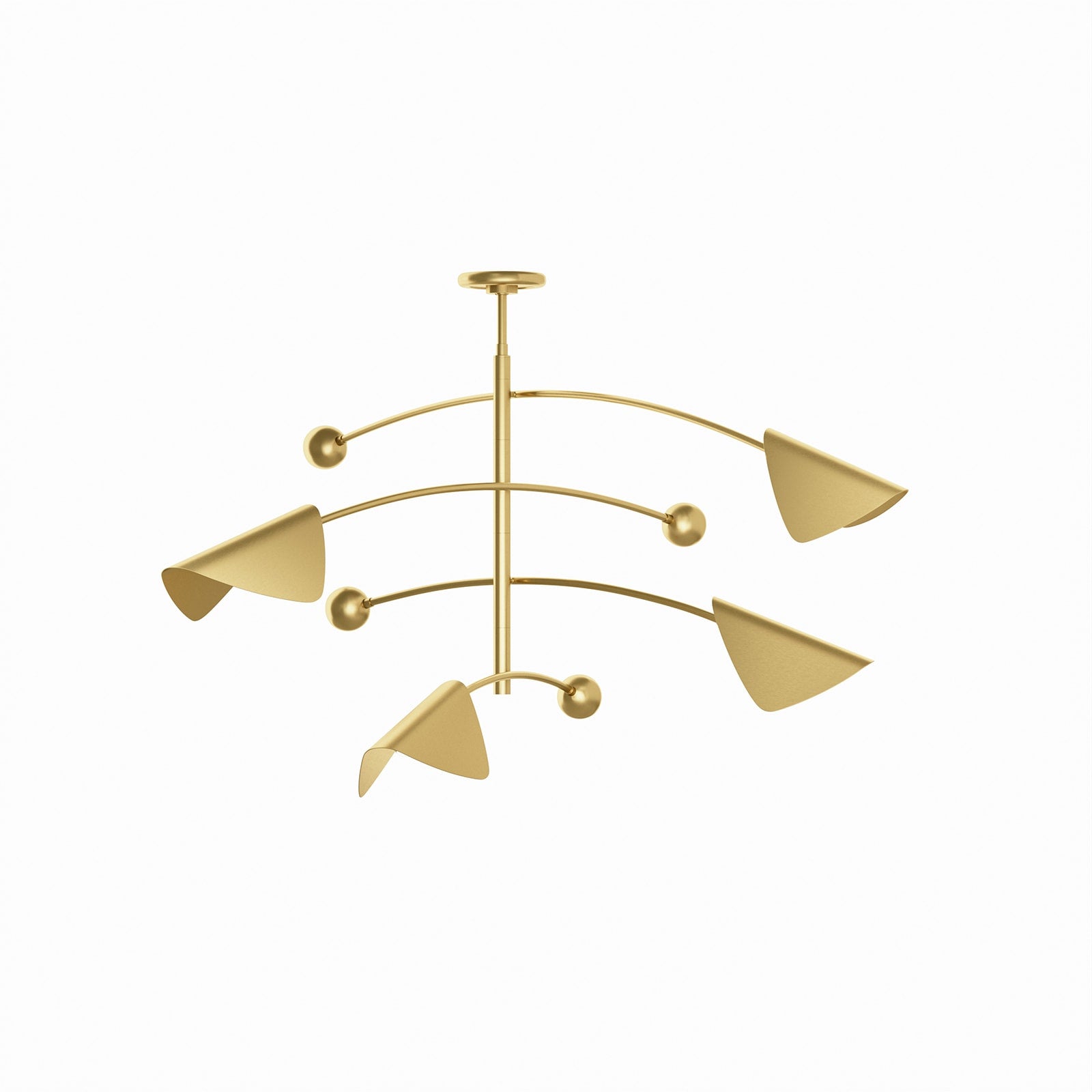 Eclipse Chandelier (Natural Brass)
