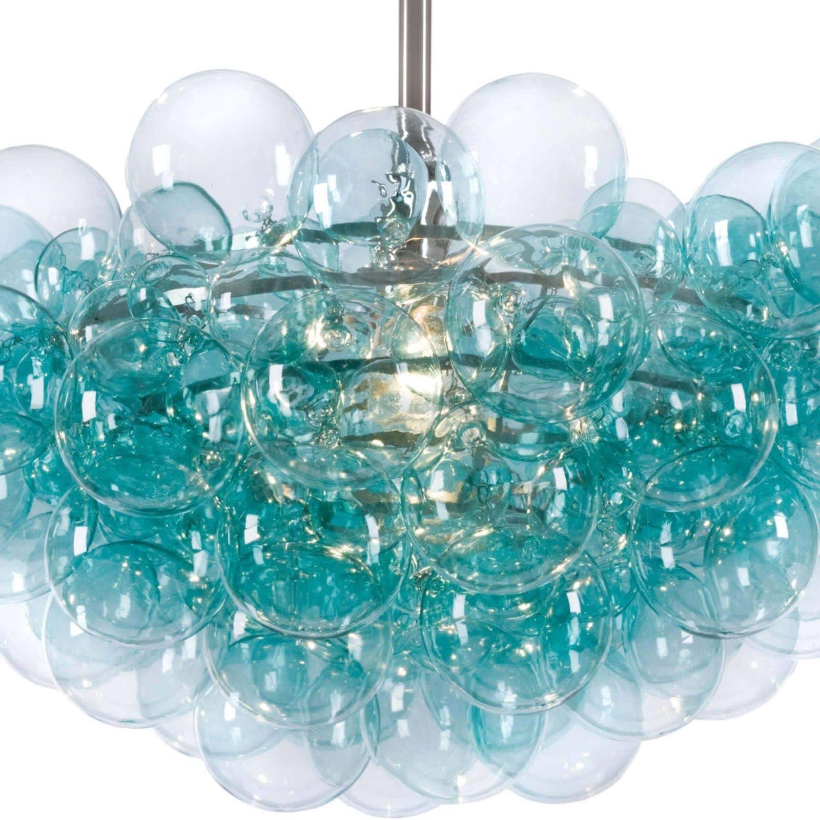 Bubbles Chandelier (Aqua)