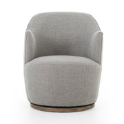Aurora Swivel Chair - Gibson Silver