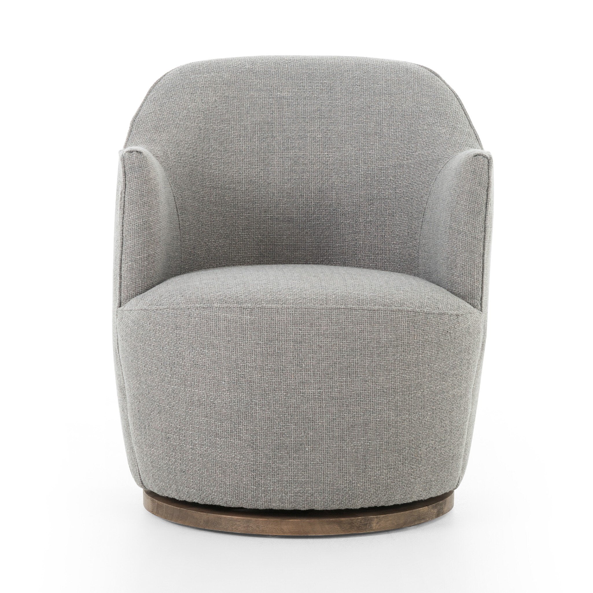Aurora Swivel Chair - Gibson Silver