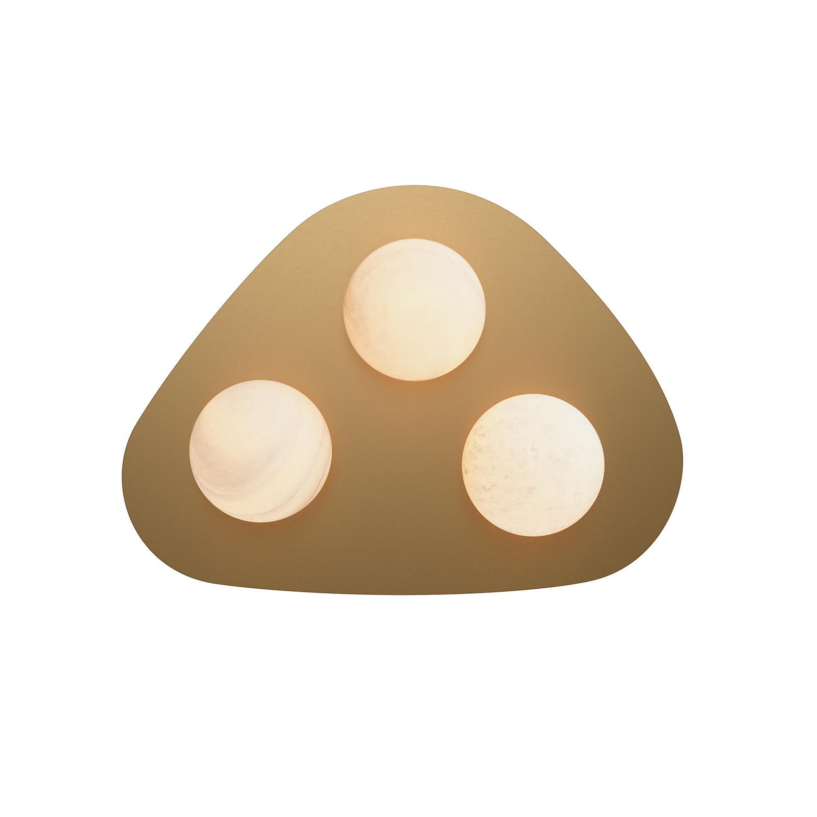 Rhoads Flush Mount (Natural Brass)