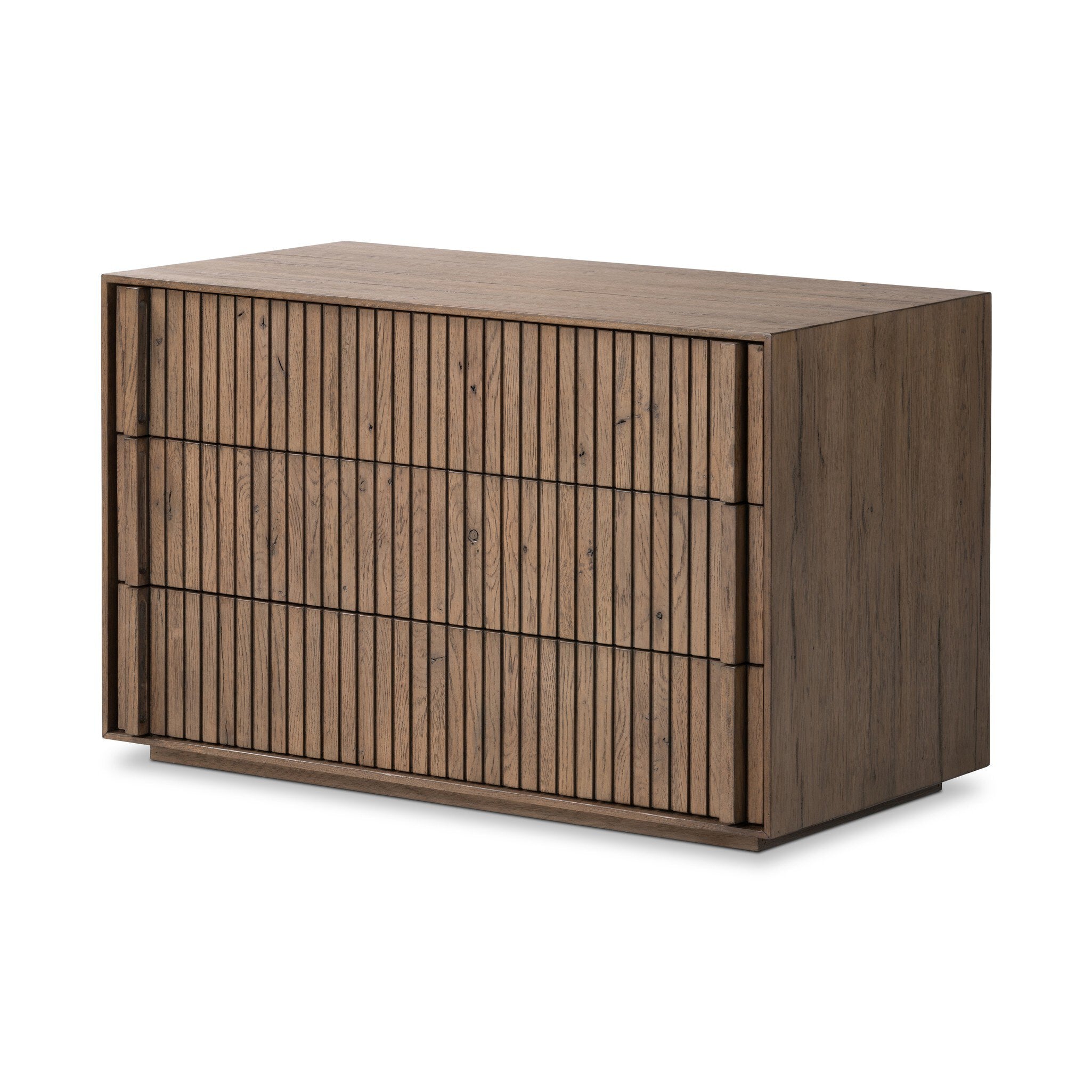 Leo Nightstand - Rustic Grey Veneer