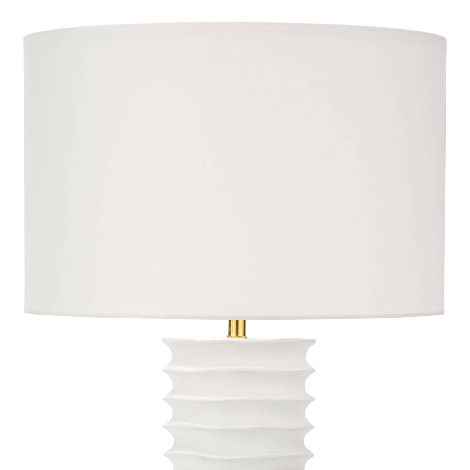 Nabu Metal Column Table Lamp (White)