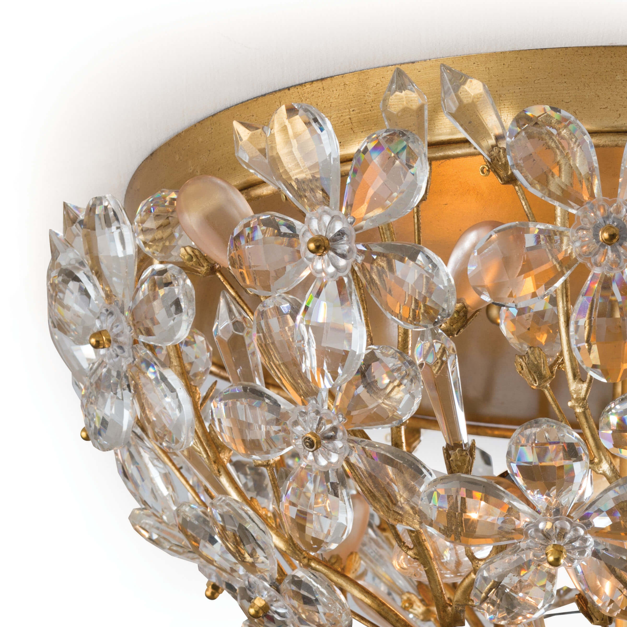 Cheshire Flush Mount (Gold Leaf)