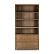 Millie Bookcase - Drifted Oak Solid