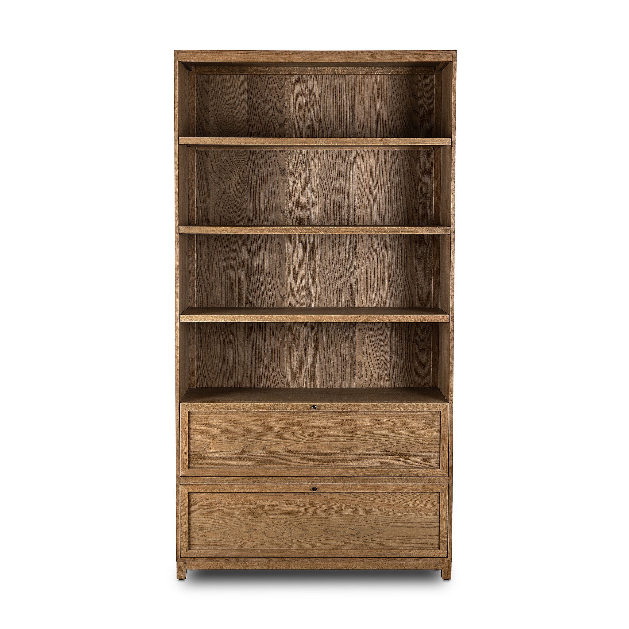 Millie Bookcase - Drifted Oak Solid