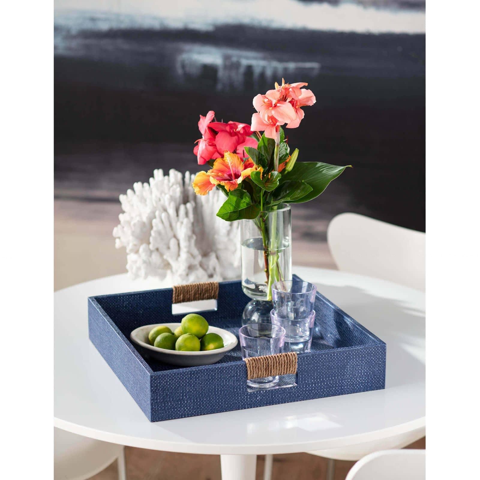 Logia Square Tray Large (Indigo)