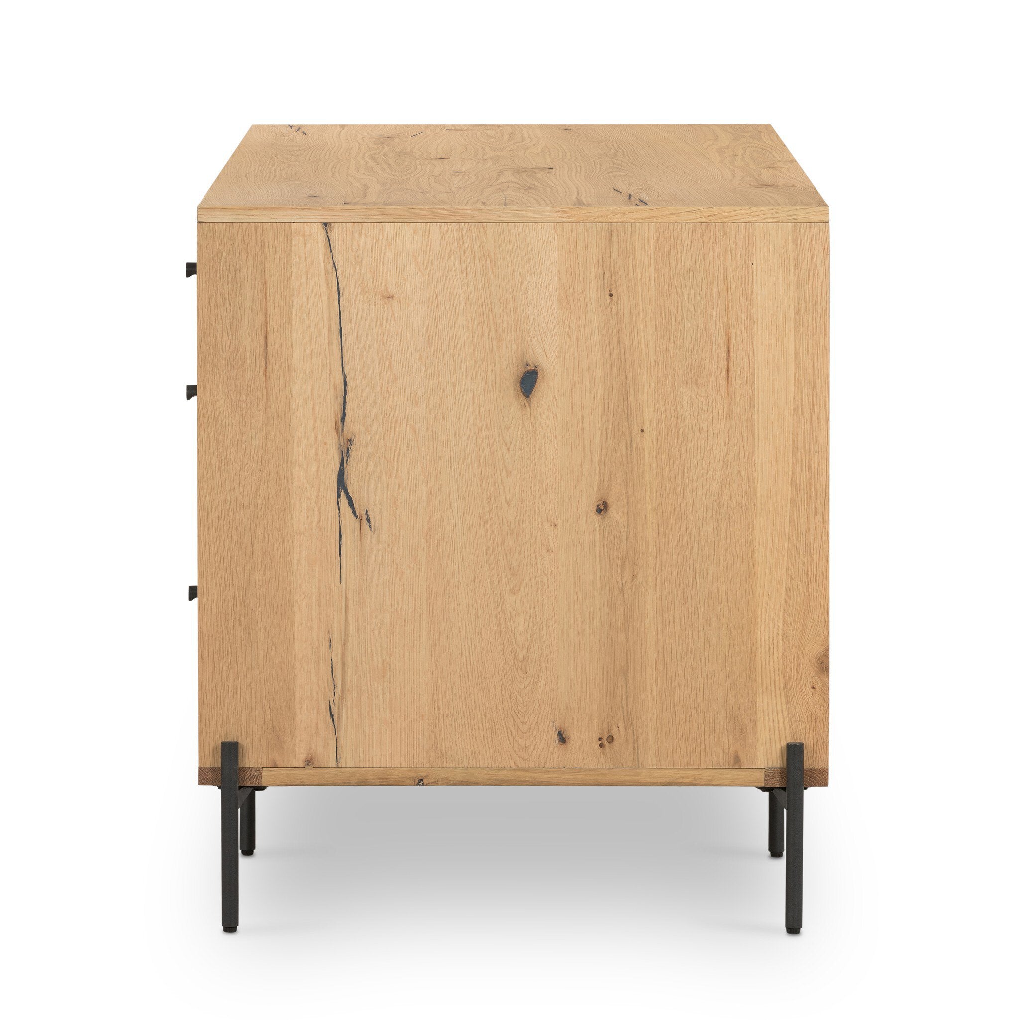 Eaton Executive Desk - Light Oak Resin