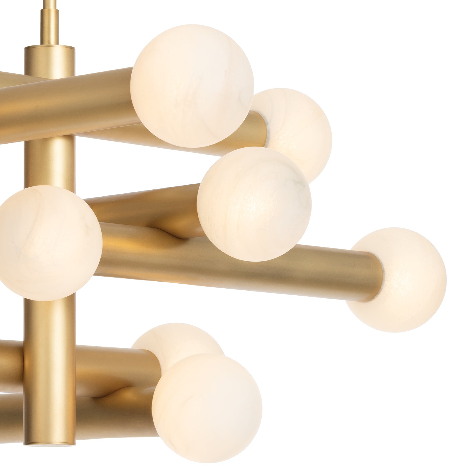 Dion Chandelier (Natural Brass)