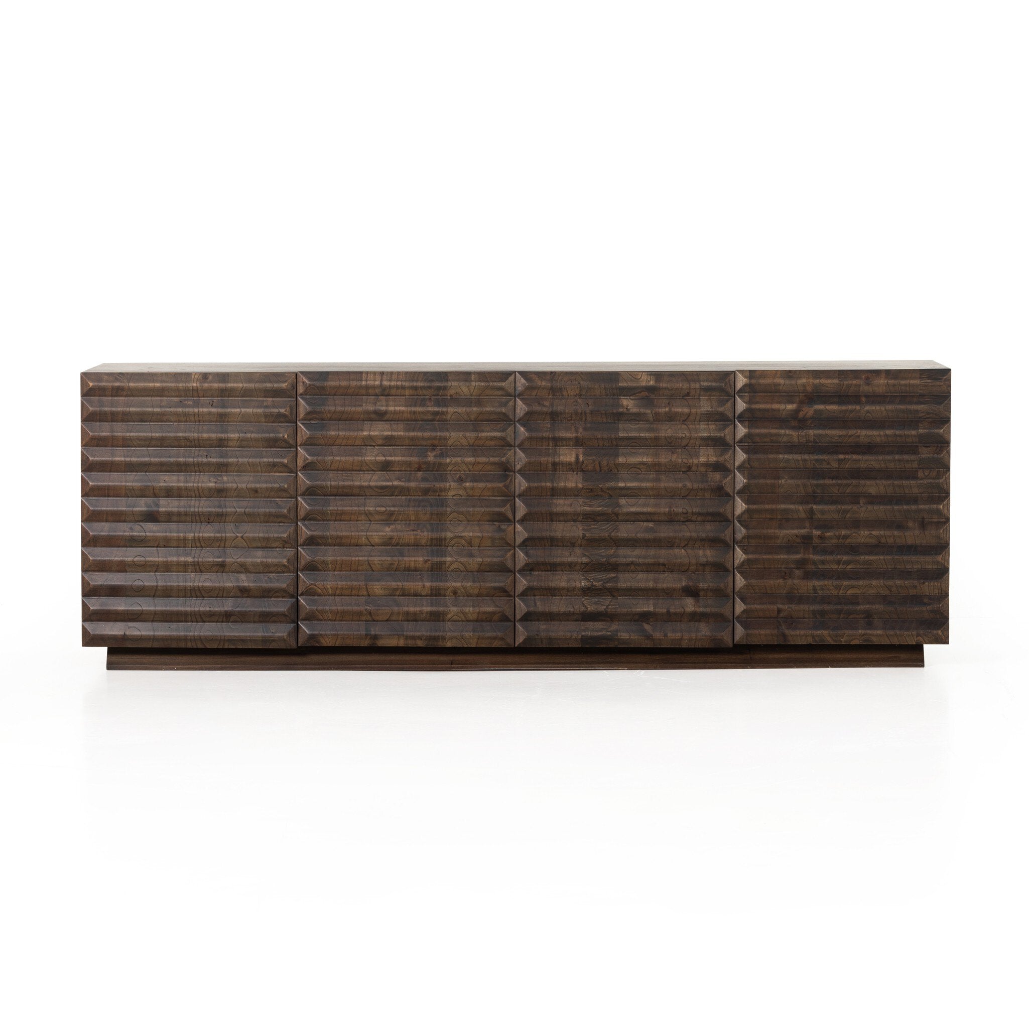 Tussac Media Console - Matte Brown Neem