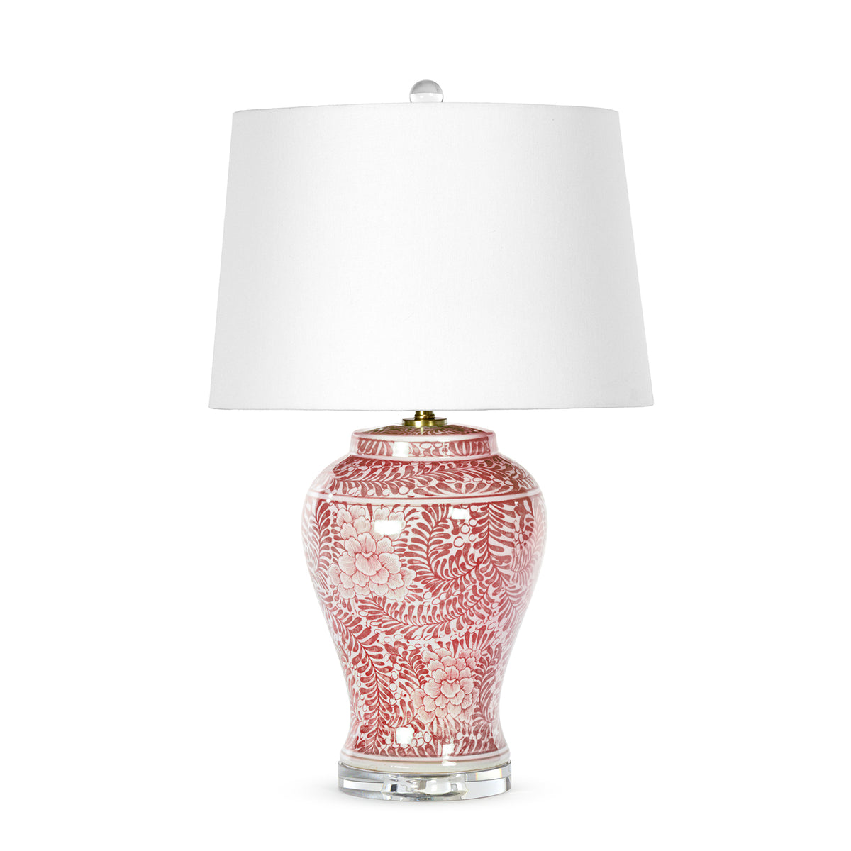 Faye Ceramic Table Lamp (Red)