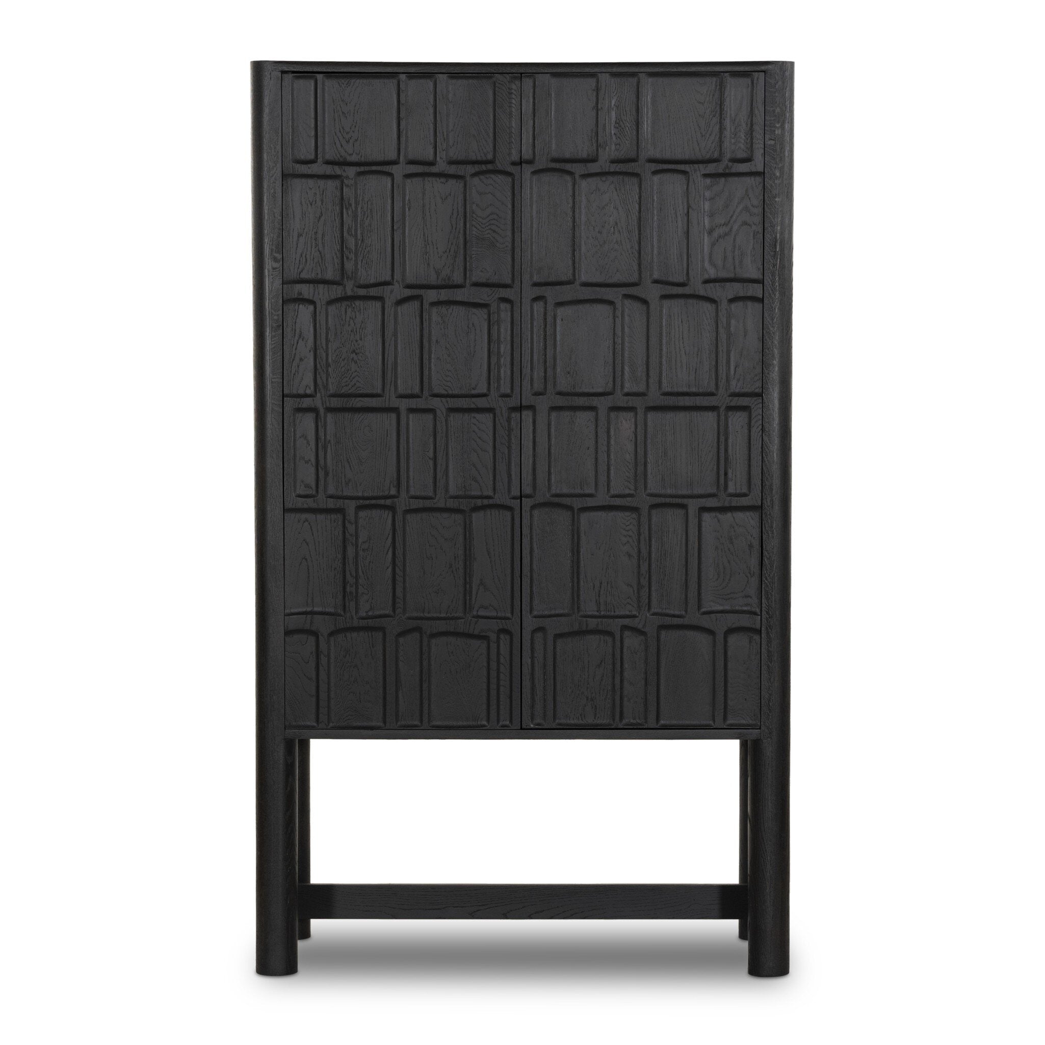 Ezri Cabinet - Black Oak