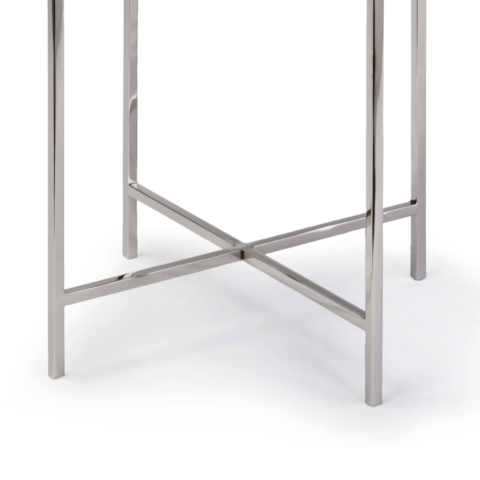 Bone Drum Table (Polished Nickel)