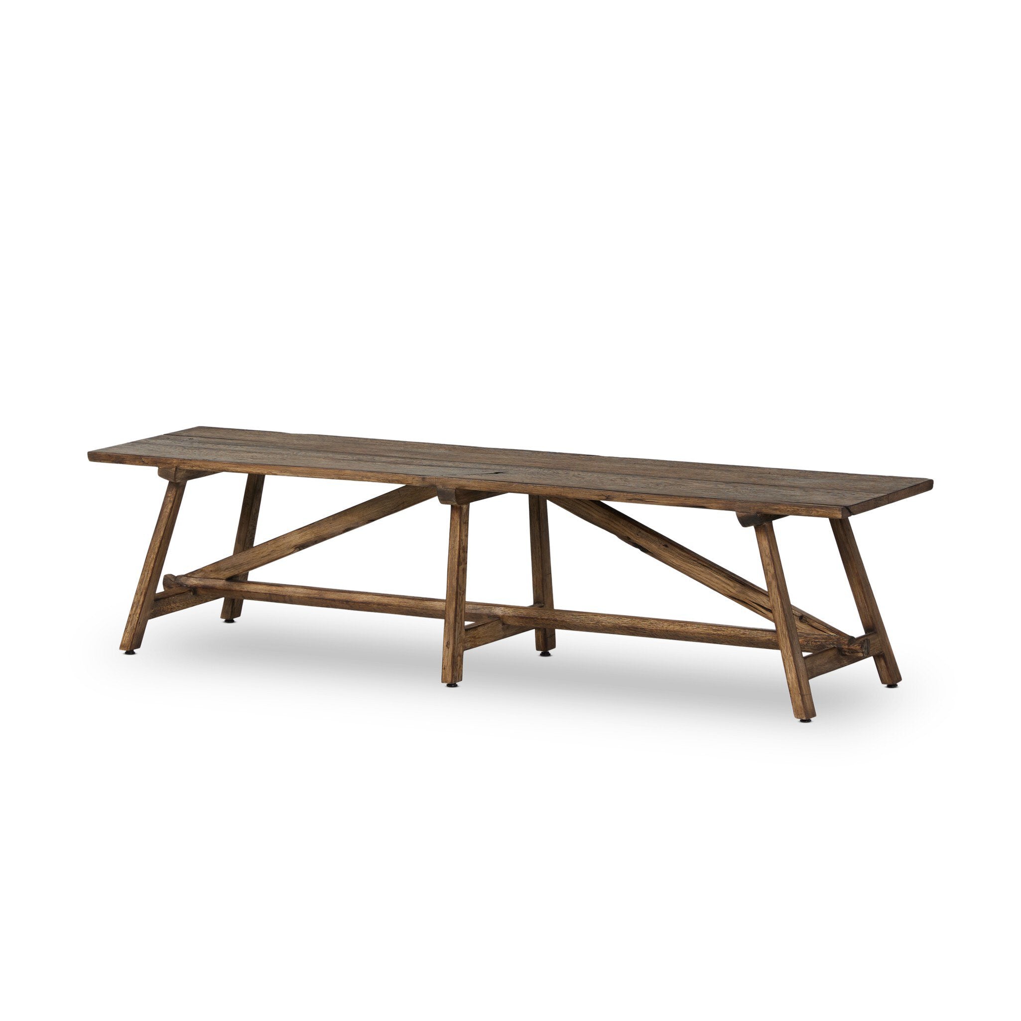 Elio Accent Bench - Burnt Bleached Oak