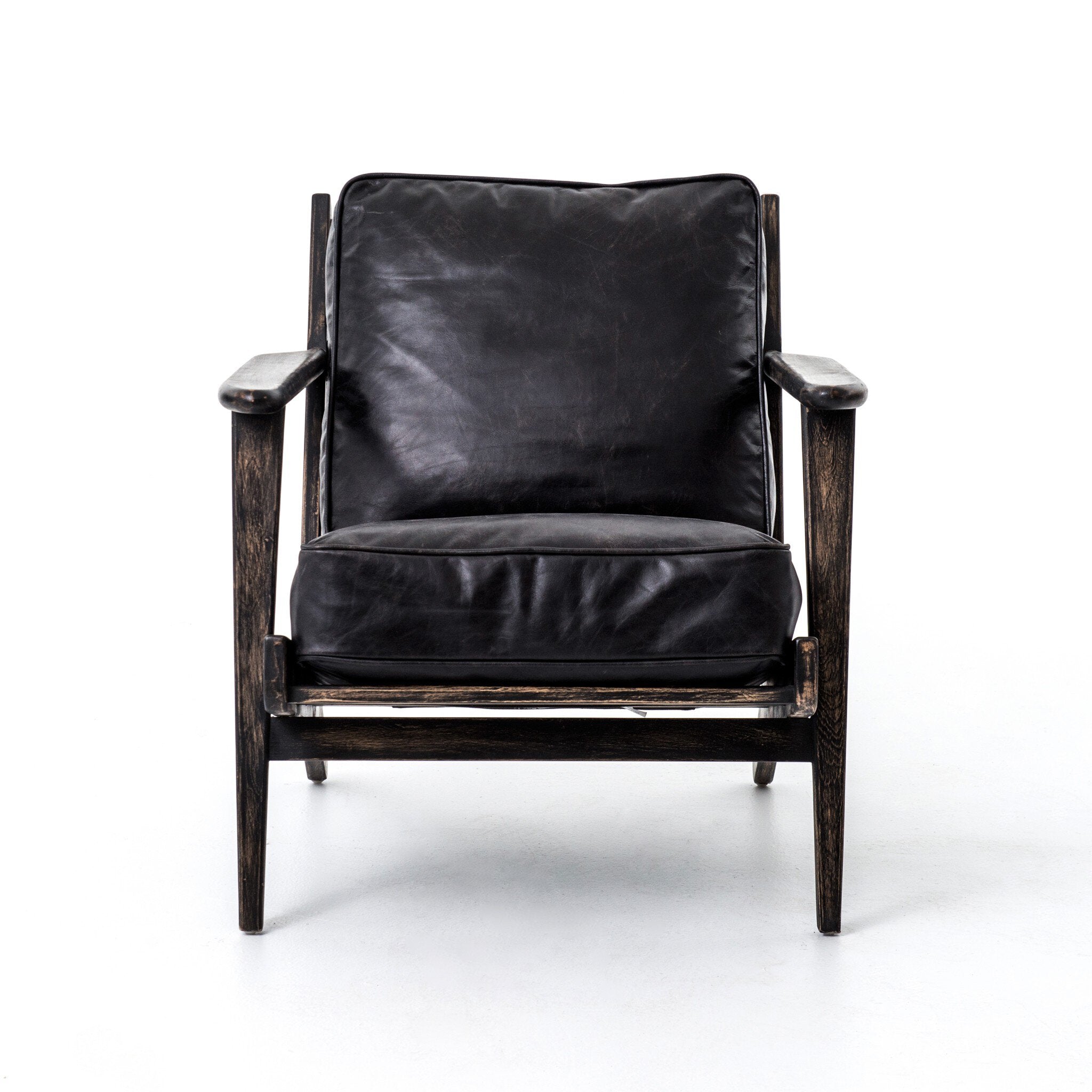 Brooks Lounge Chair - Rialto Ebony