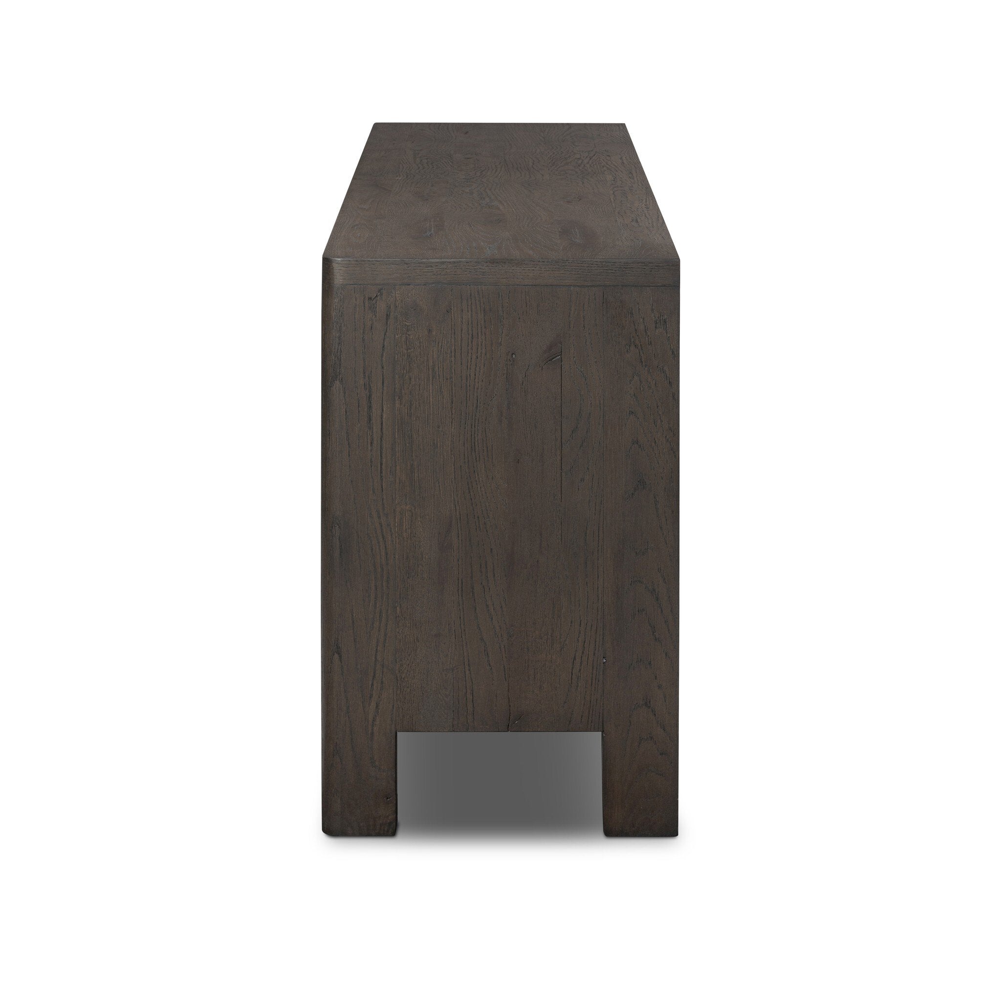 Noeline Sideboard - Cracked Smoked Black Veneer