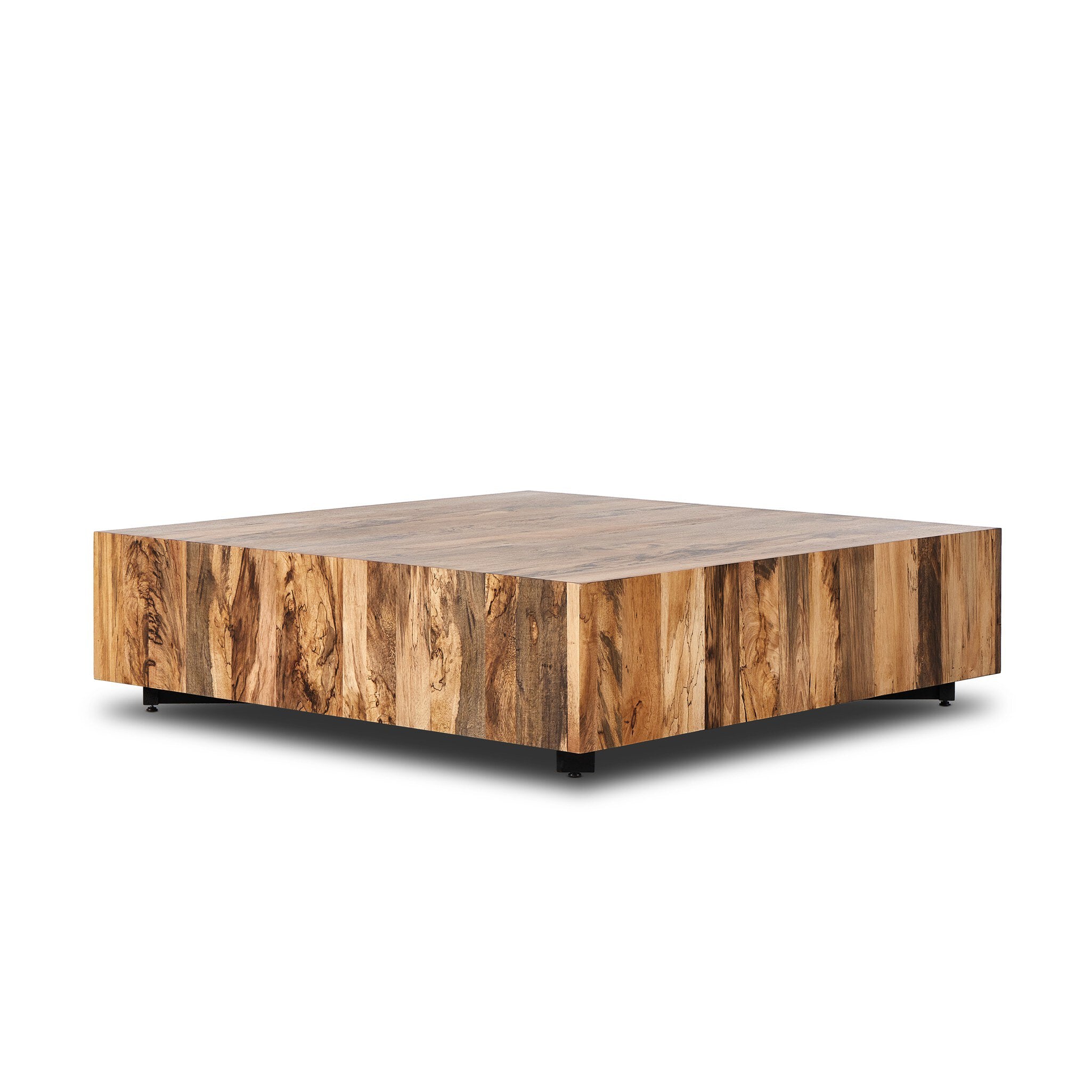Hudson Large Square Coffee Table - Spalted Primavera
