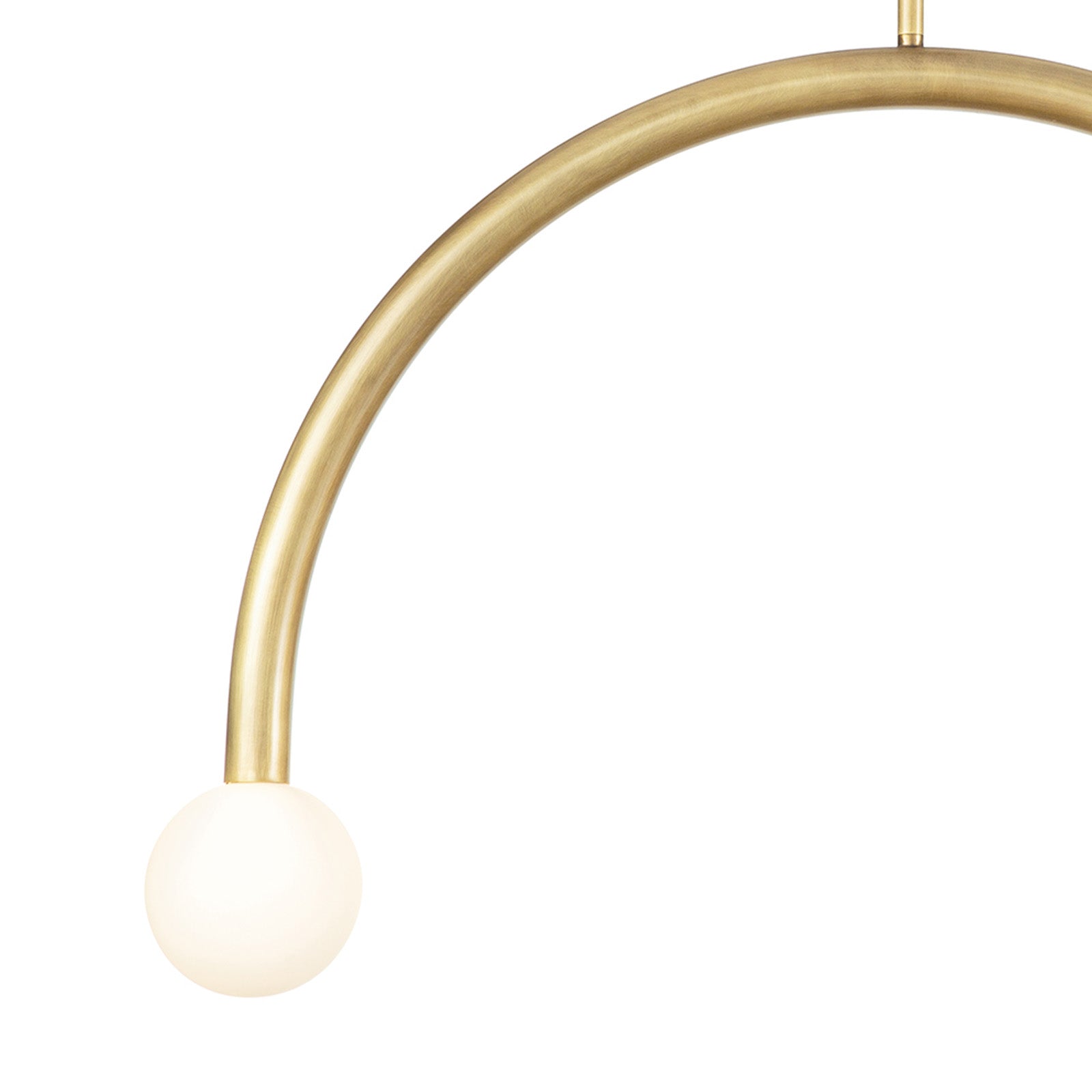 Happy Pendant Large (Natural Brass)