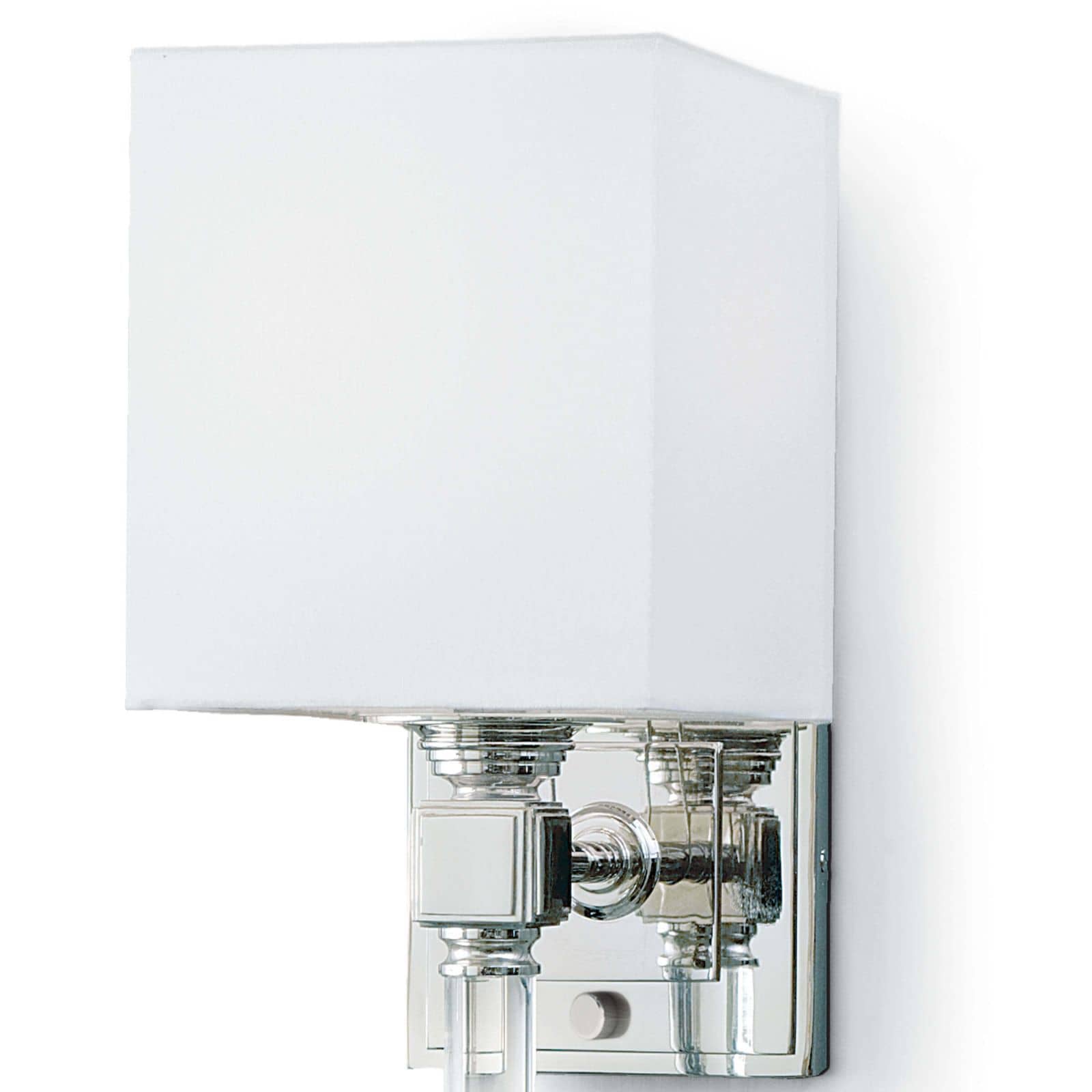 Crystal Tail Sconce (Polished Nickel)