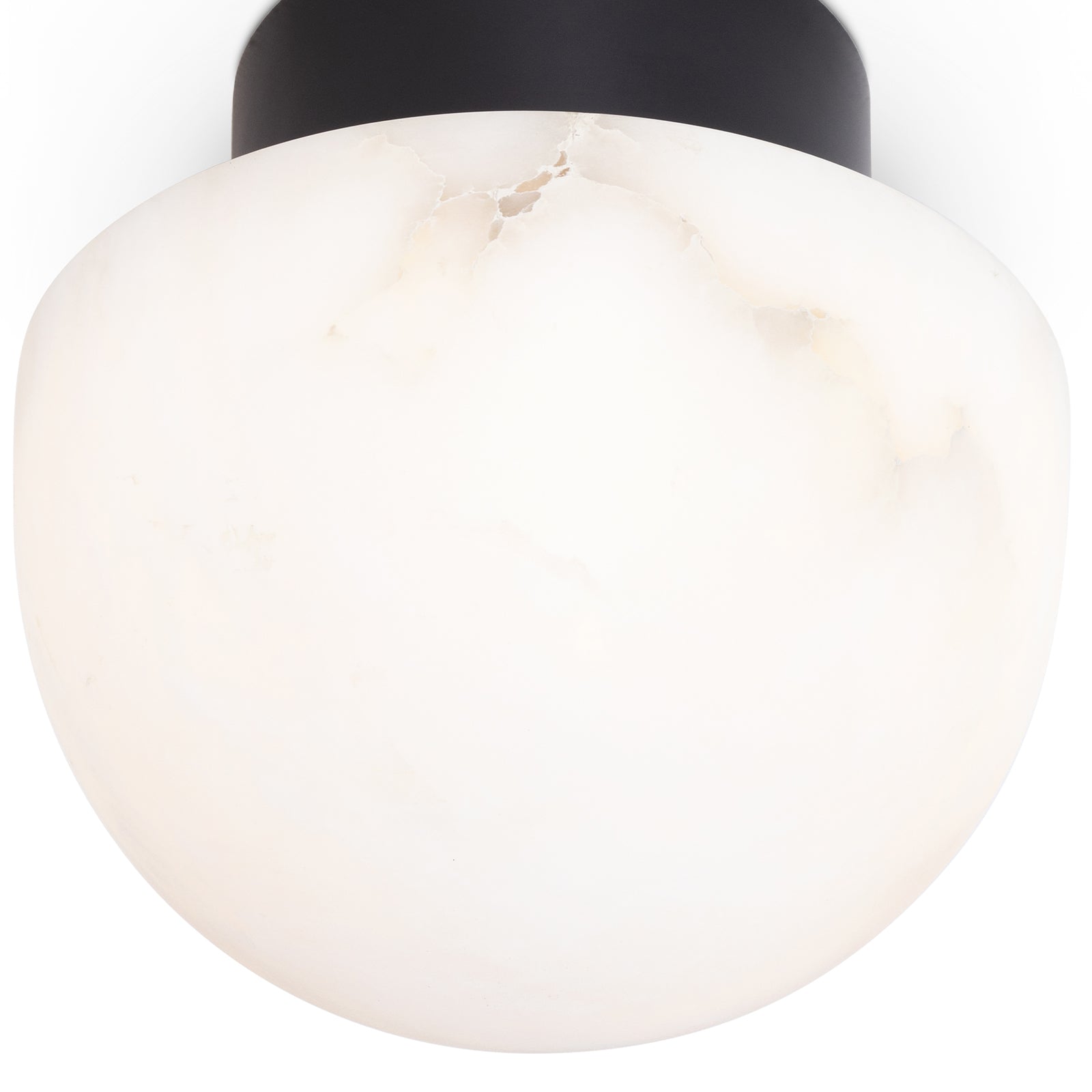 Parker Alabaster Flush Mount (Oil Rubbed Bronze)