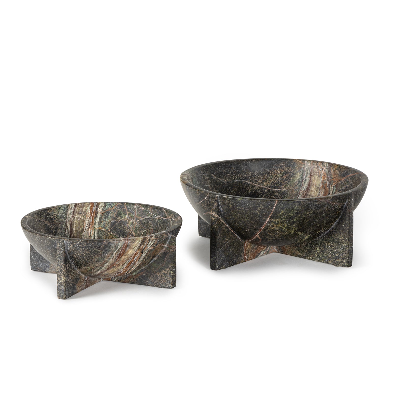 Tribune Marble Bowl Large (Green)