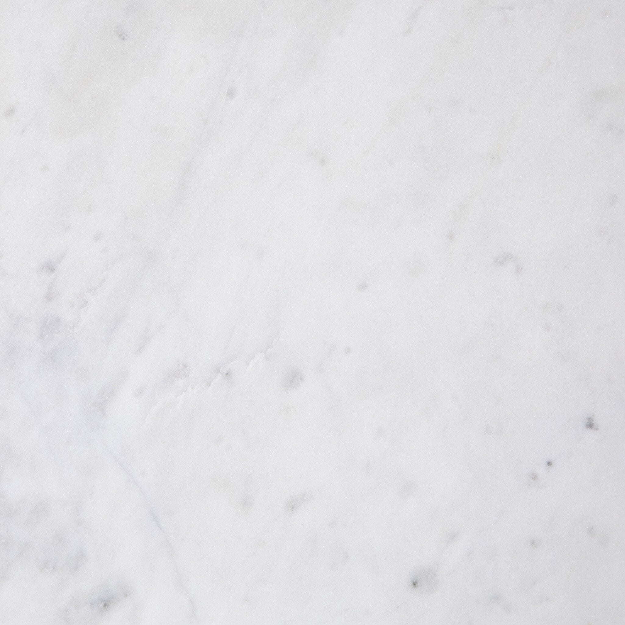 Felix Oval Nightstand - Polished White Marble
