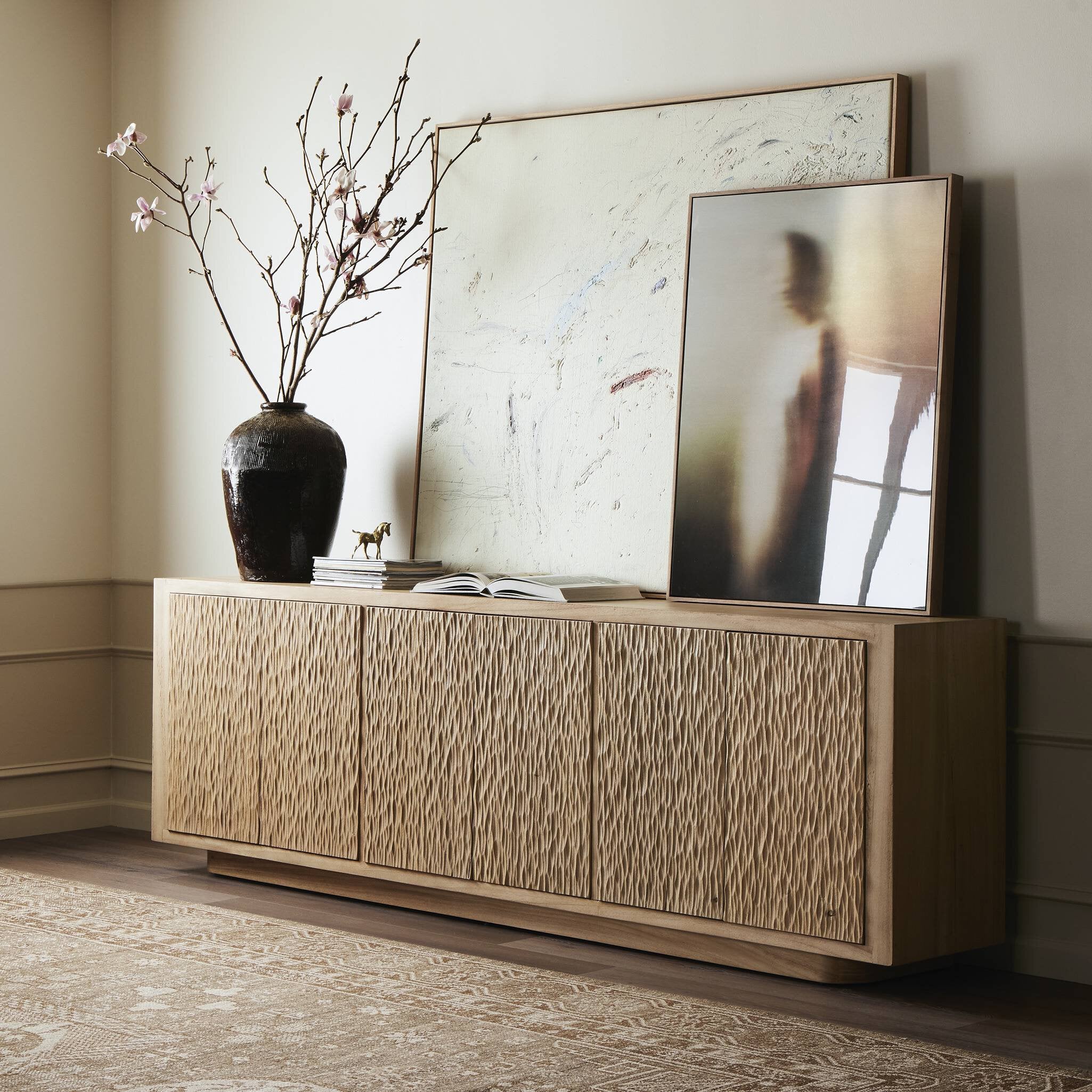 Bahari Sideboard - Light Warm Maple Veneer