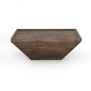 Drake Coffee Table - Aged Brown