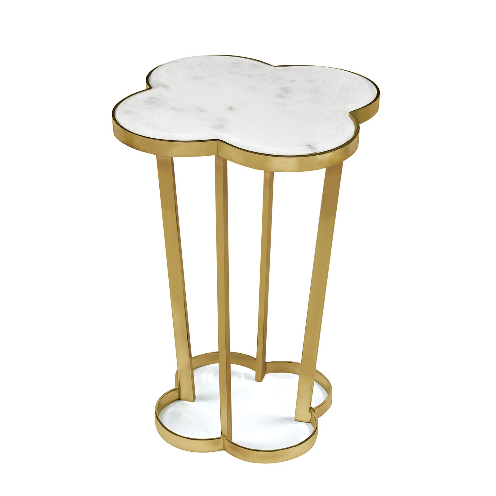 Clover Table (Natural Brass)