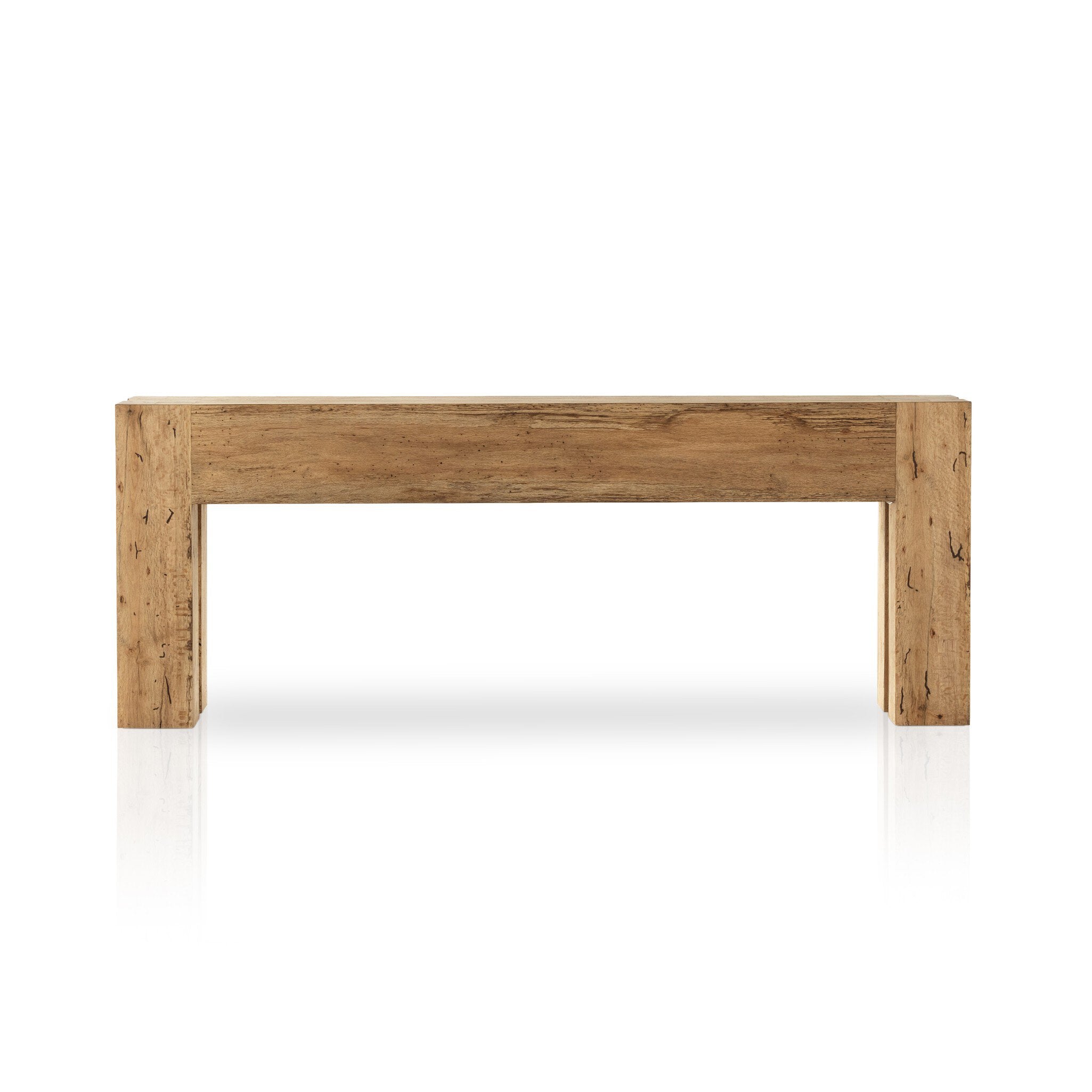 Abaso Console Table - Rustic Ash Oyster