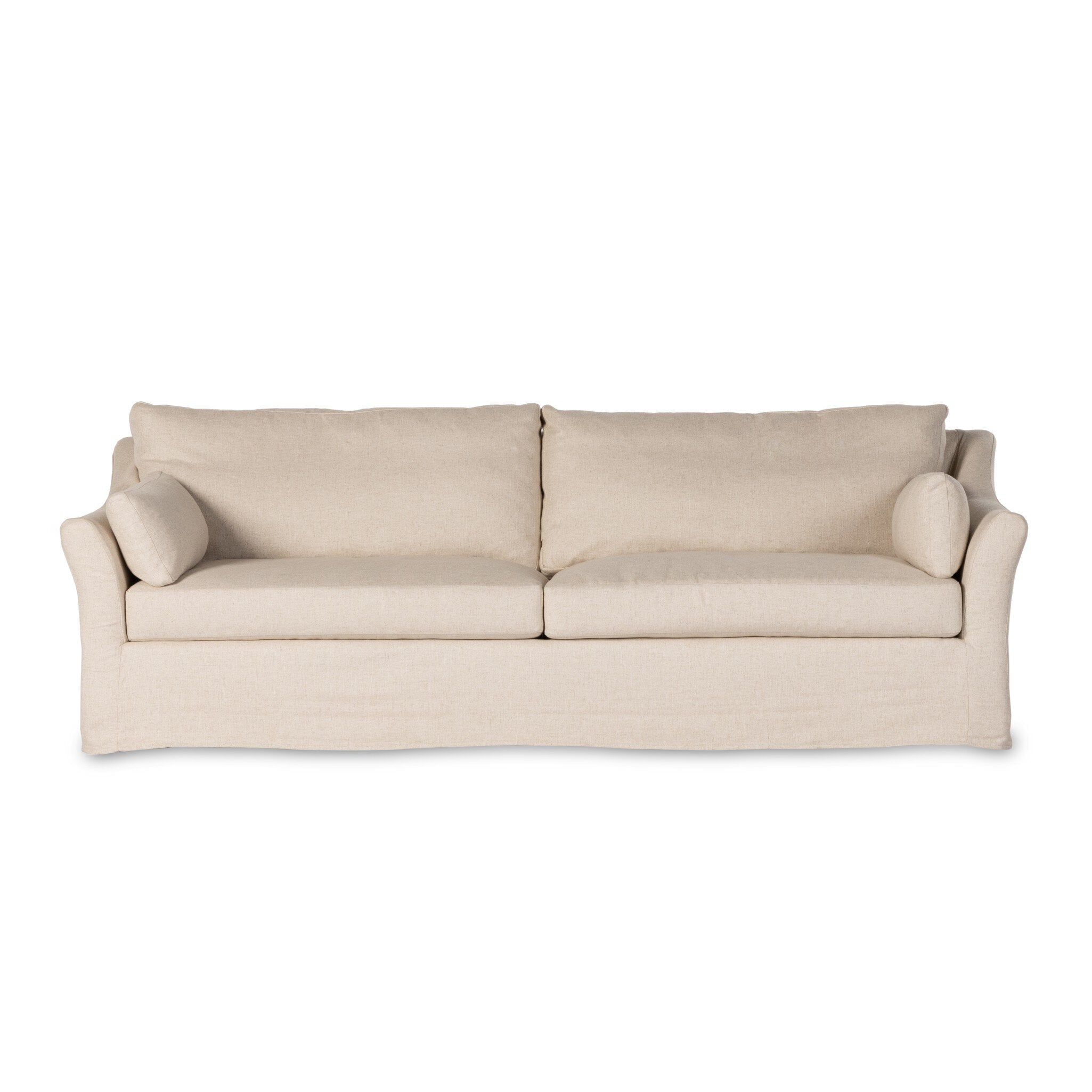 Delray Slipcover Sofa-97" - Evere Creme