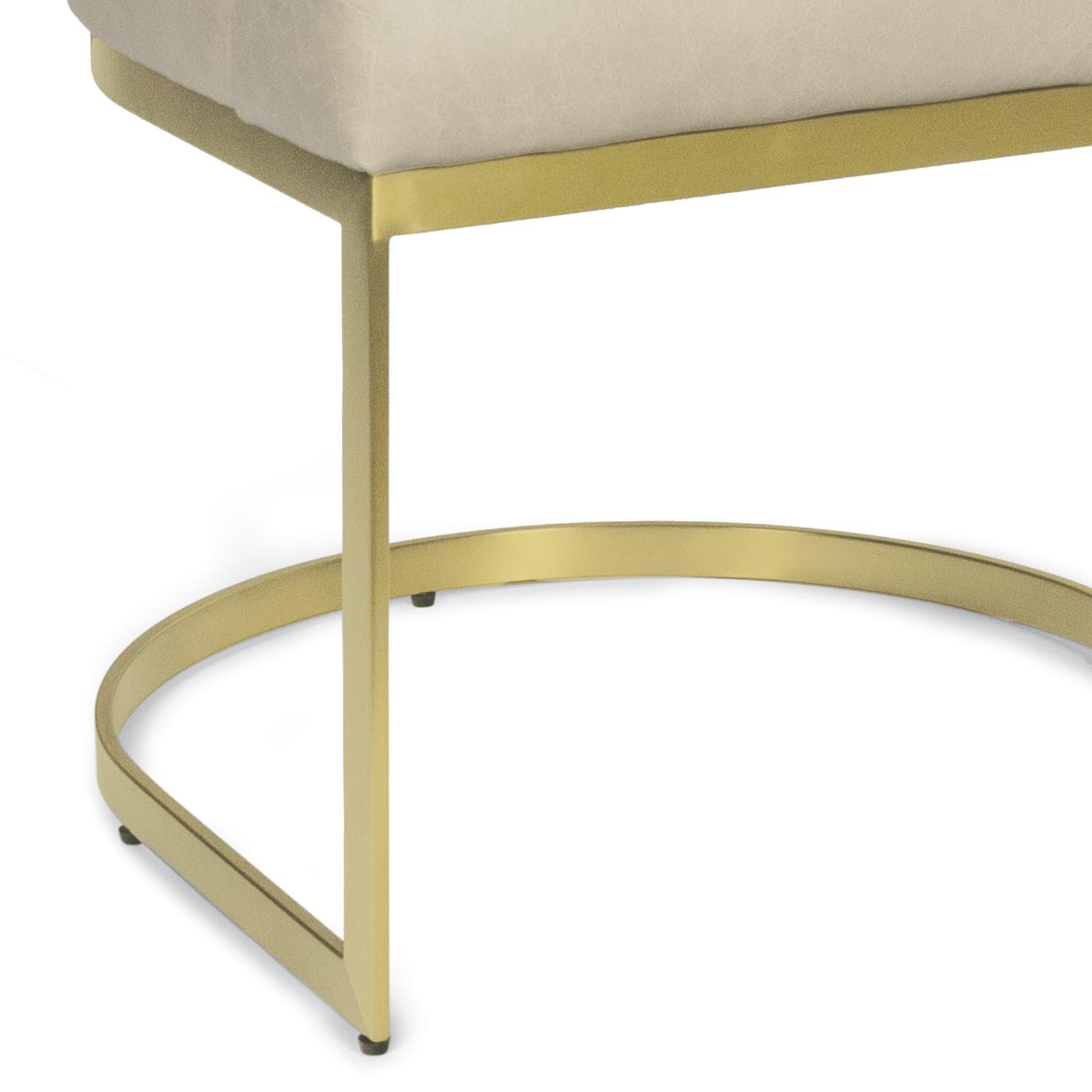 Owen Leather Dining Chair (Cappuccino)