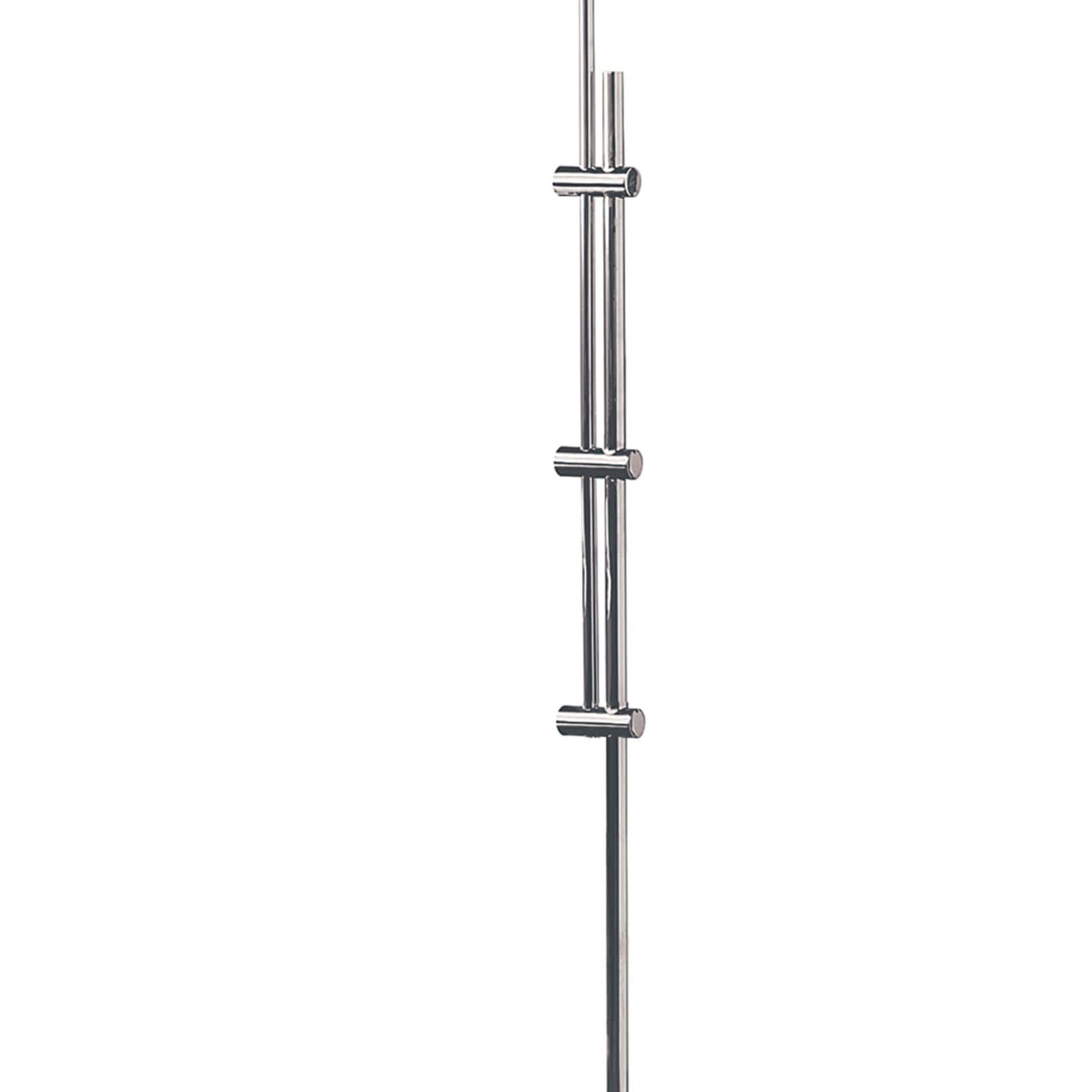 Arc Floor Lamp With Metal Shade (Polished Nickel)