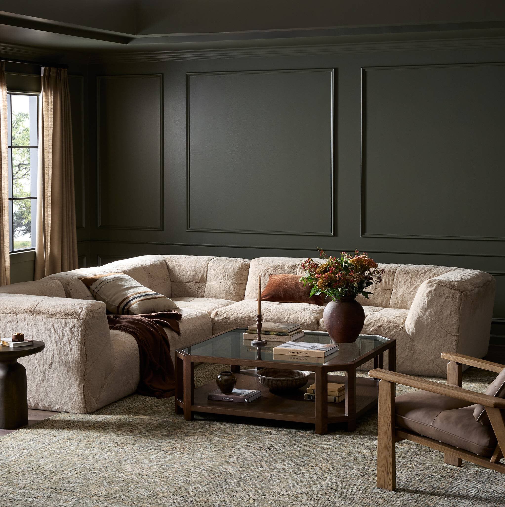 Miles 5Pc Sectional - Boden Pewter