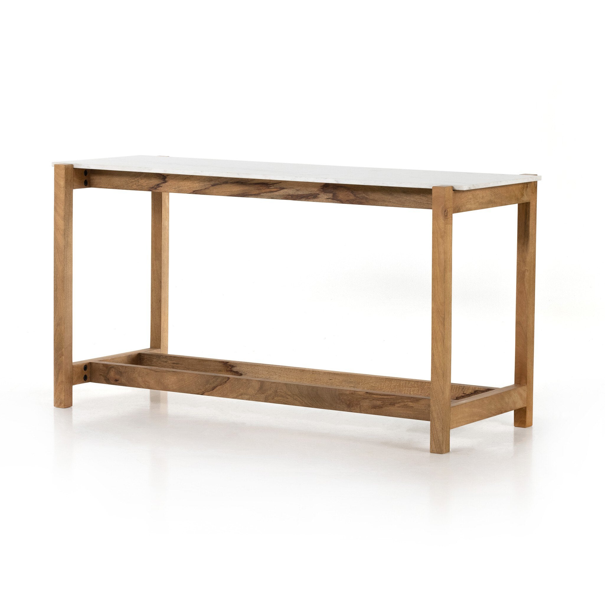 Scout Bar & Counter Table - Honed White Marble