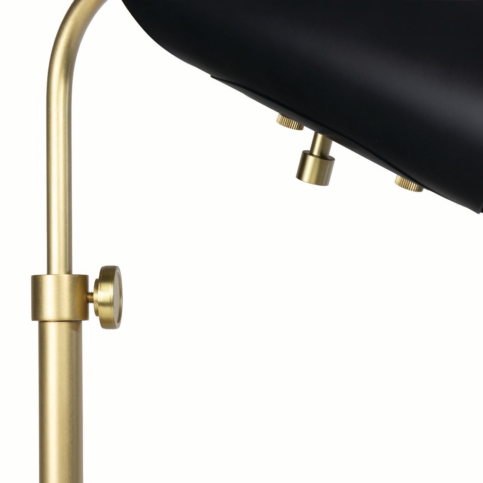 Vest Table Lamp (Blackened Brass and Natural Brass)
