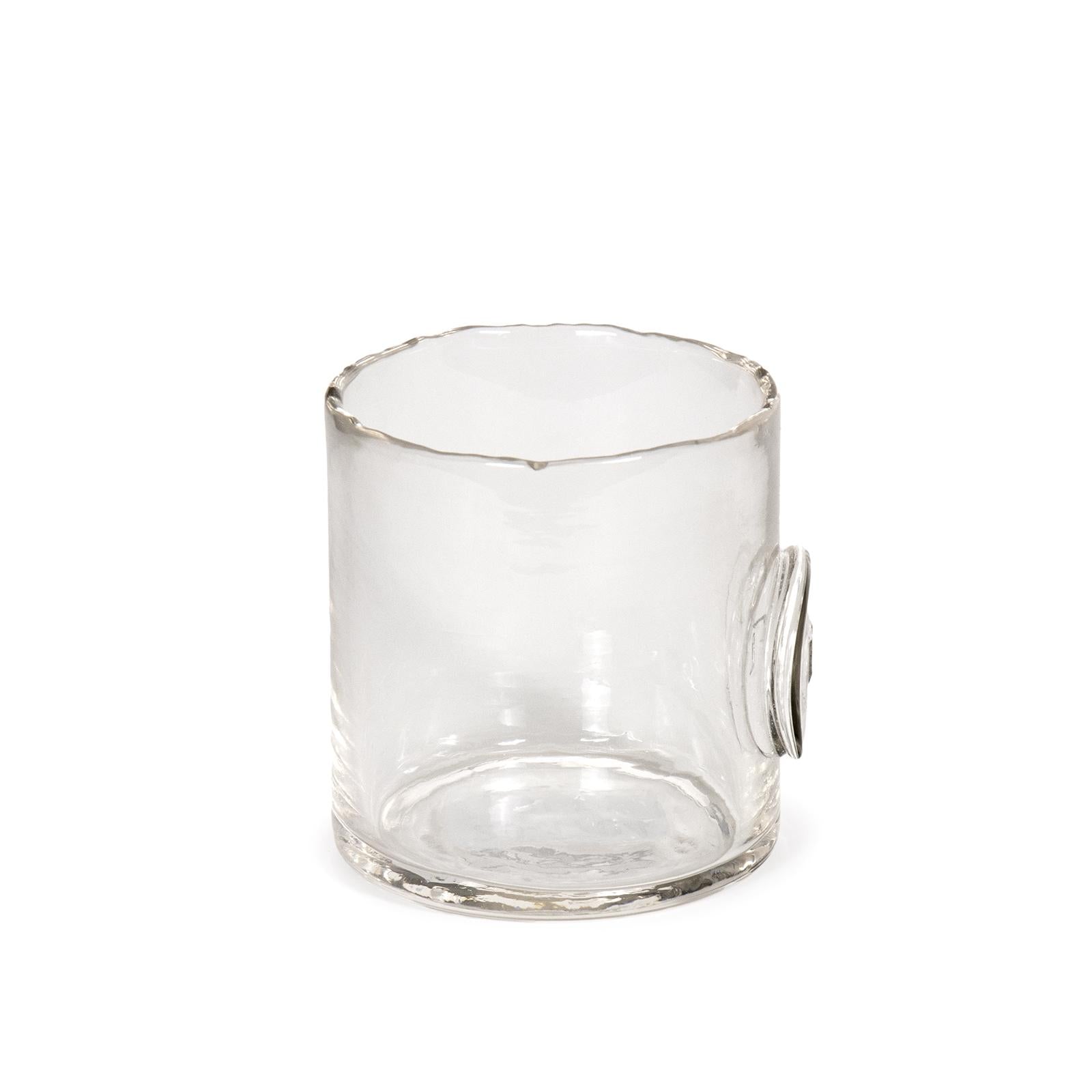 Monogram Glass Votive Small (Clear)