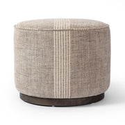 Sinclair Round Ottoman - Manchester Flint