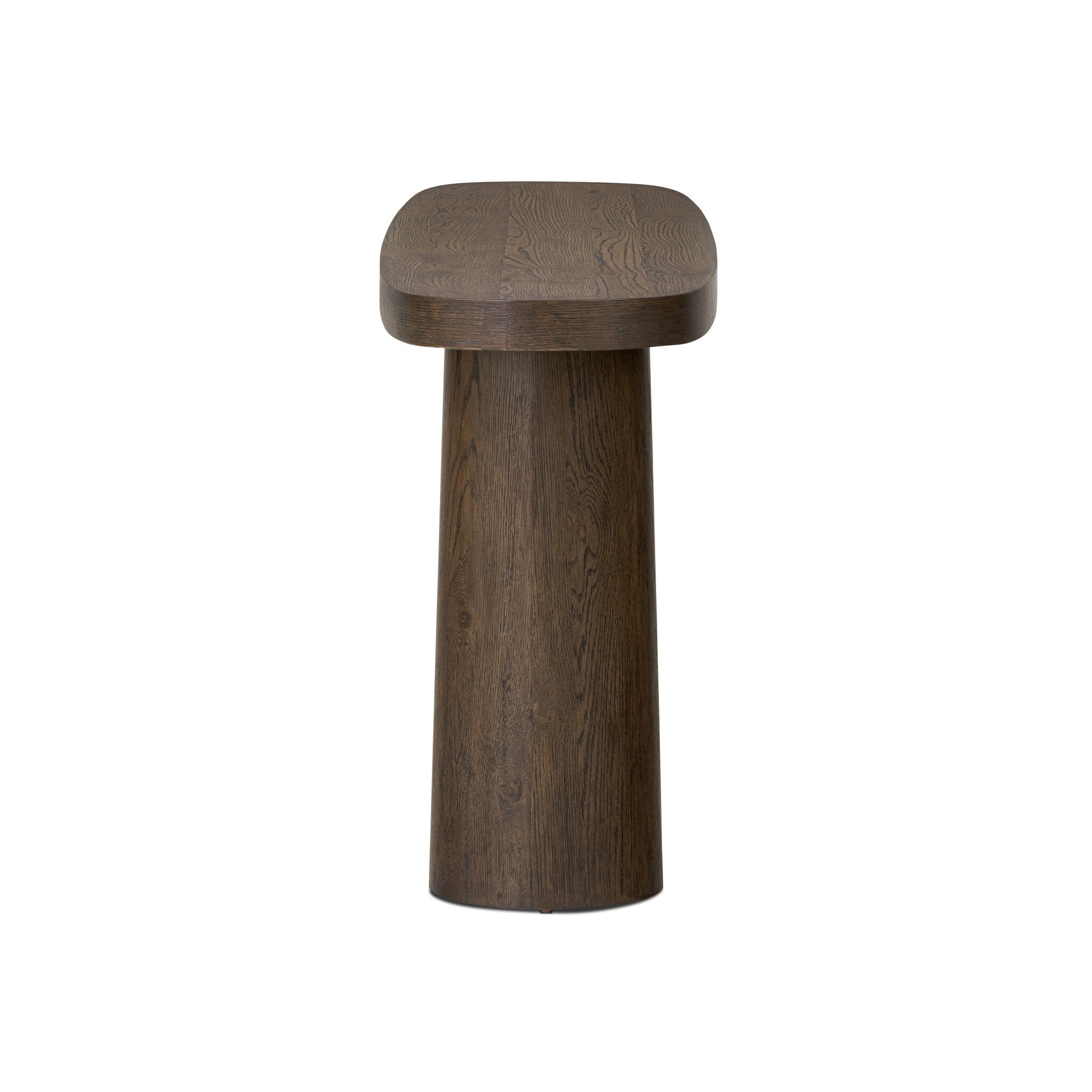 Valen Console Table - Rustic Brown Oak Veneer