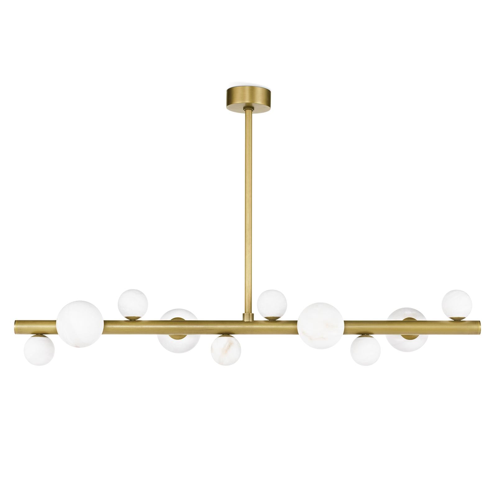 Styx Chandelier (Natural Brass)