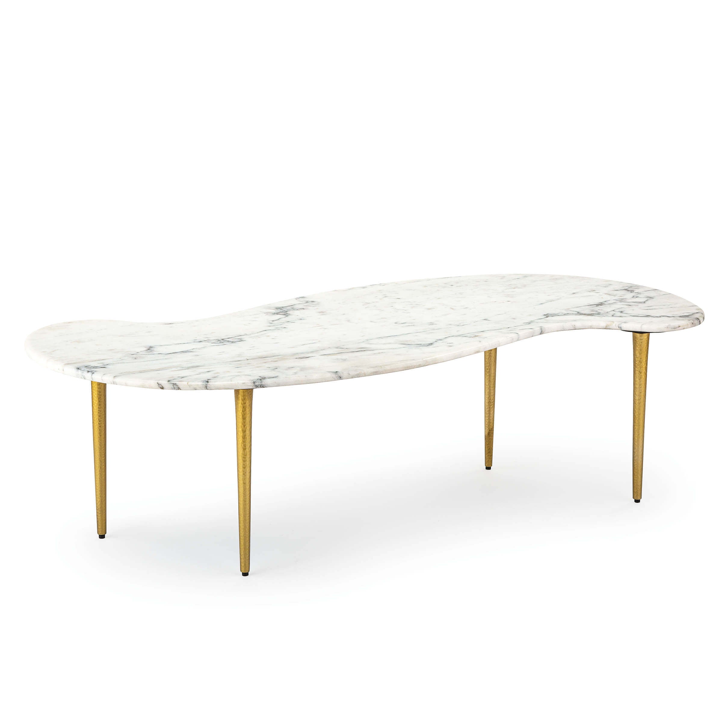 Jagger Marble Cocktail Table (White)