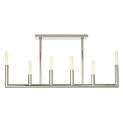 Wolfe Linear Chandelier (Polished Nickel)