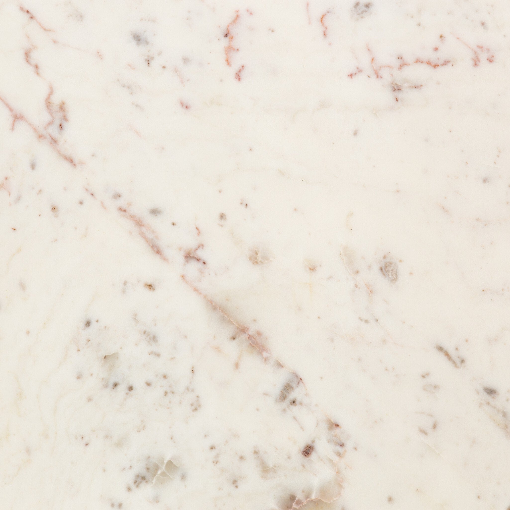 Everton Kitchen Island - Polished White Marble