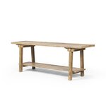 Trinity Console Table - Distressed Light Oak