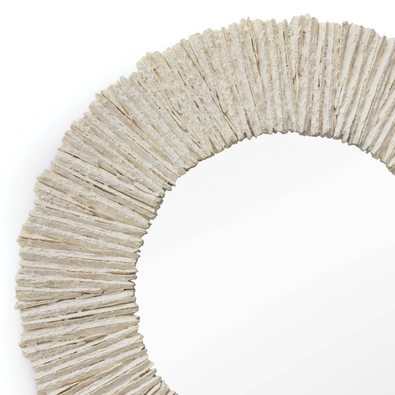 Slate Mirror Round (Natural)