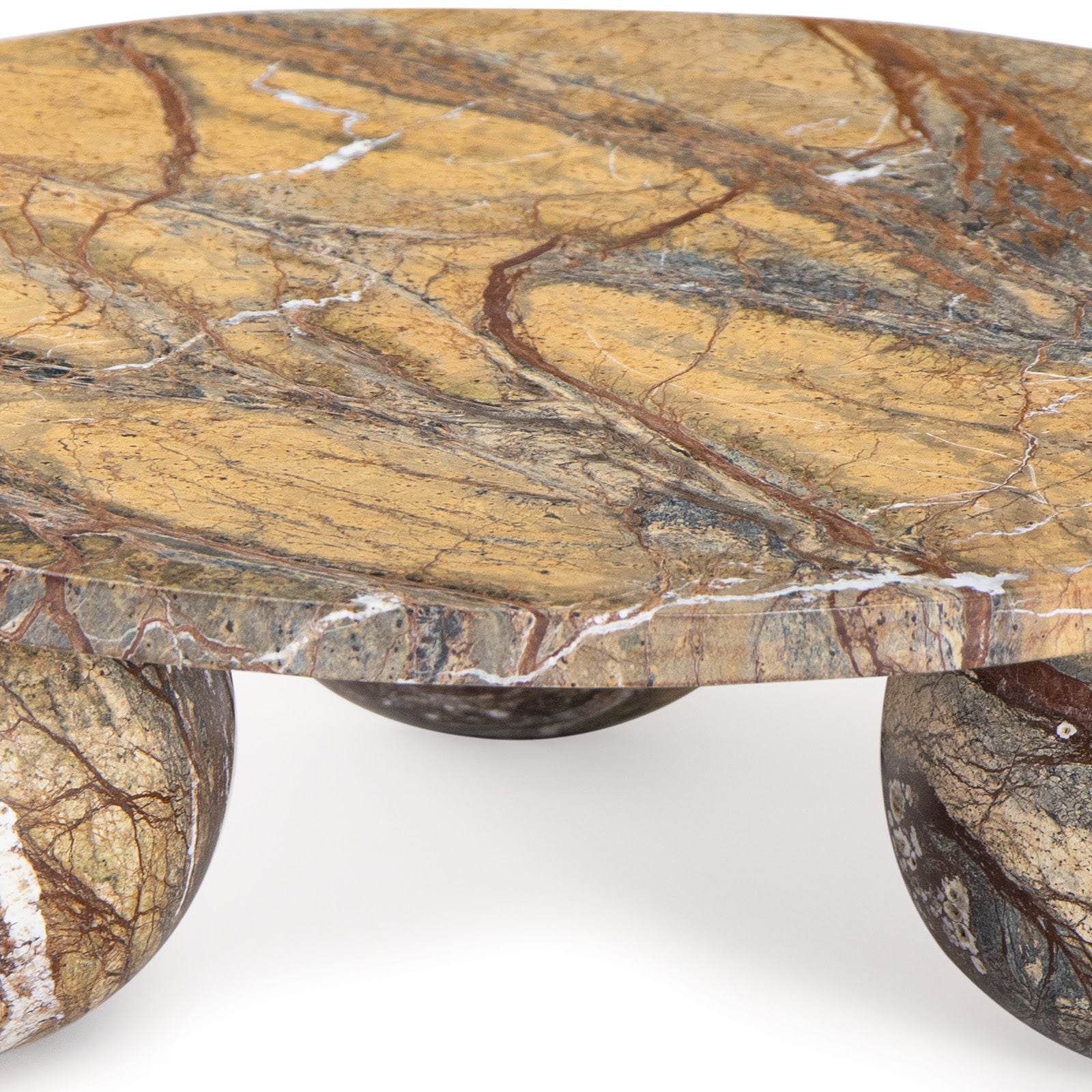 Marlow Marble Plate Large (Brown)