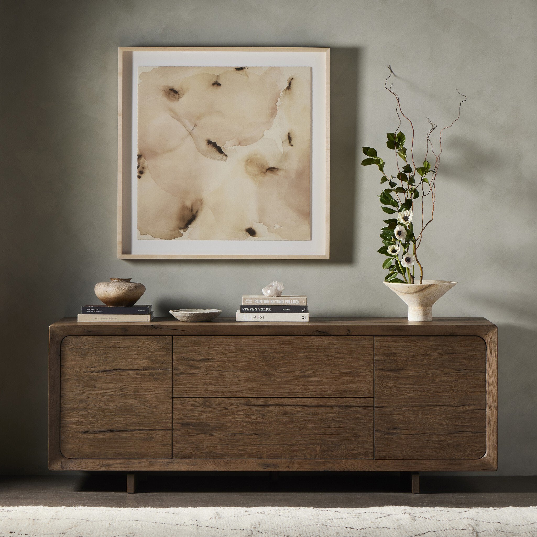 Henry Sideboard - Rustic Grey Veneer