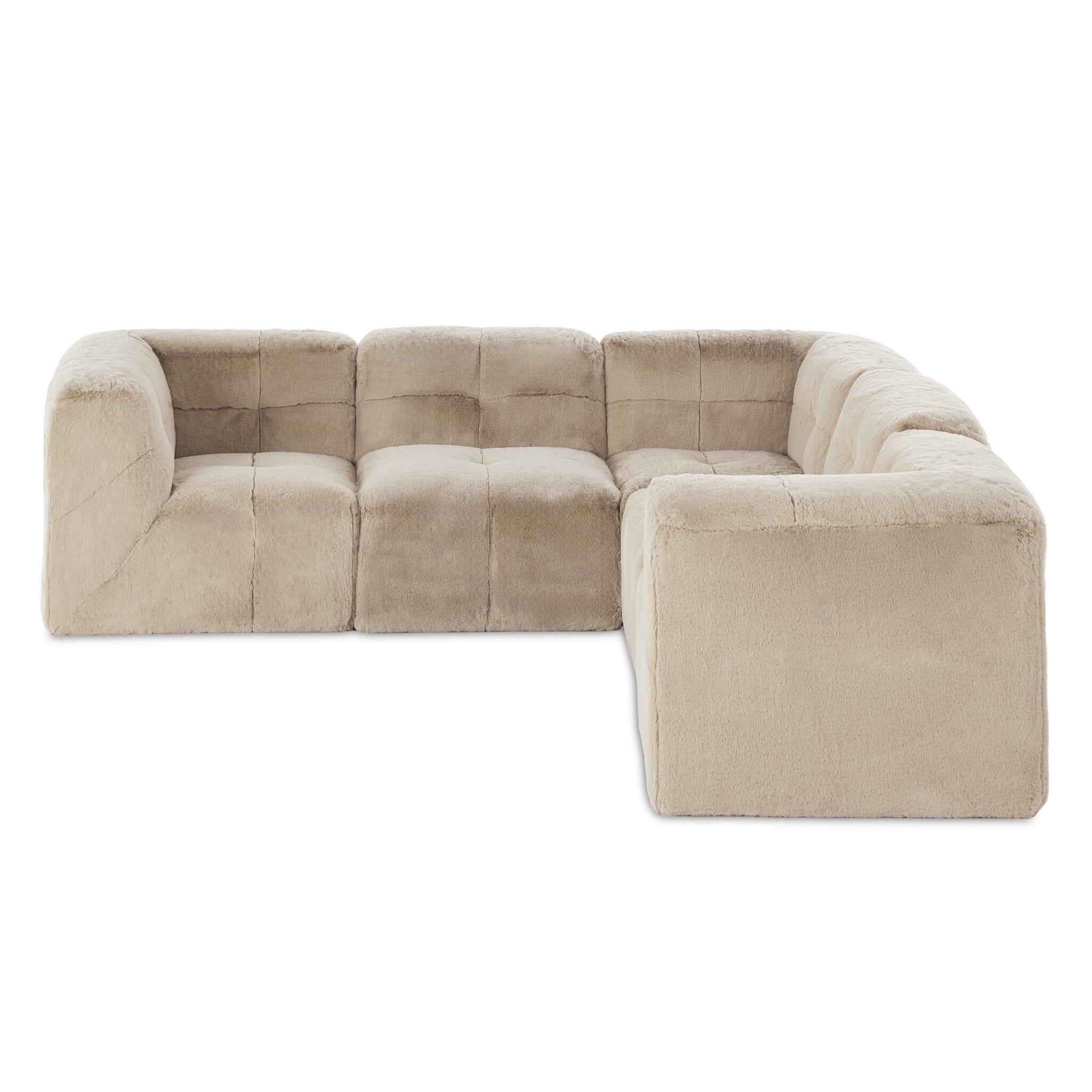Miles 5Pc Sectional - Boden Pewter