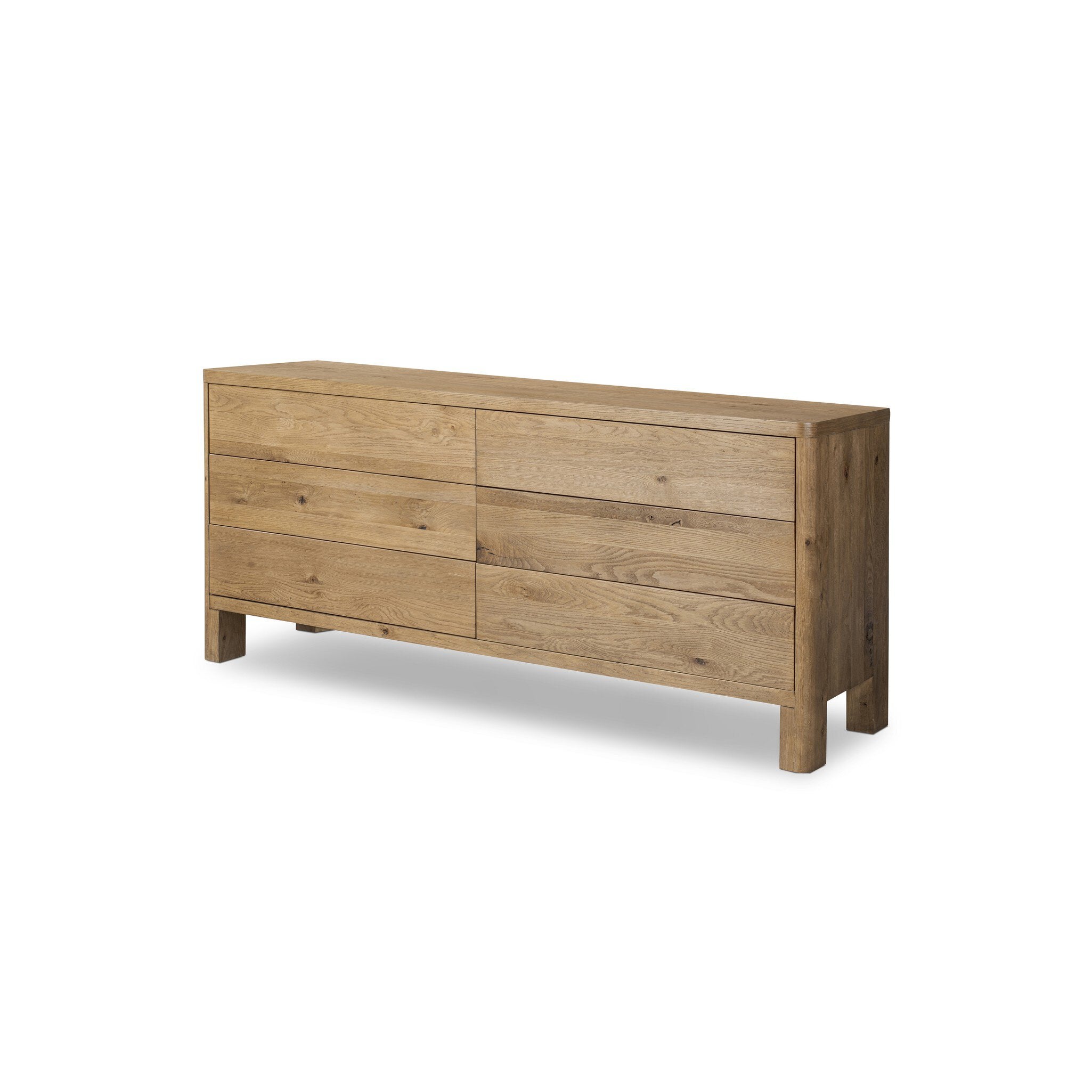 Noeline 6-Drawer Dresser - Resawn Worn Oak