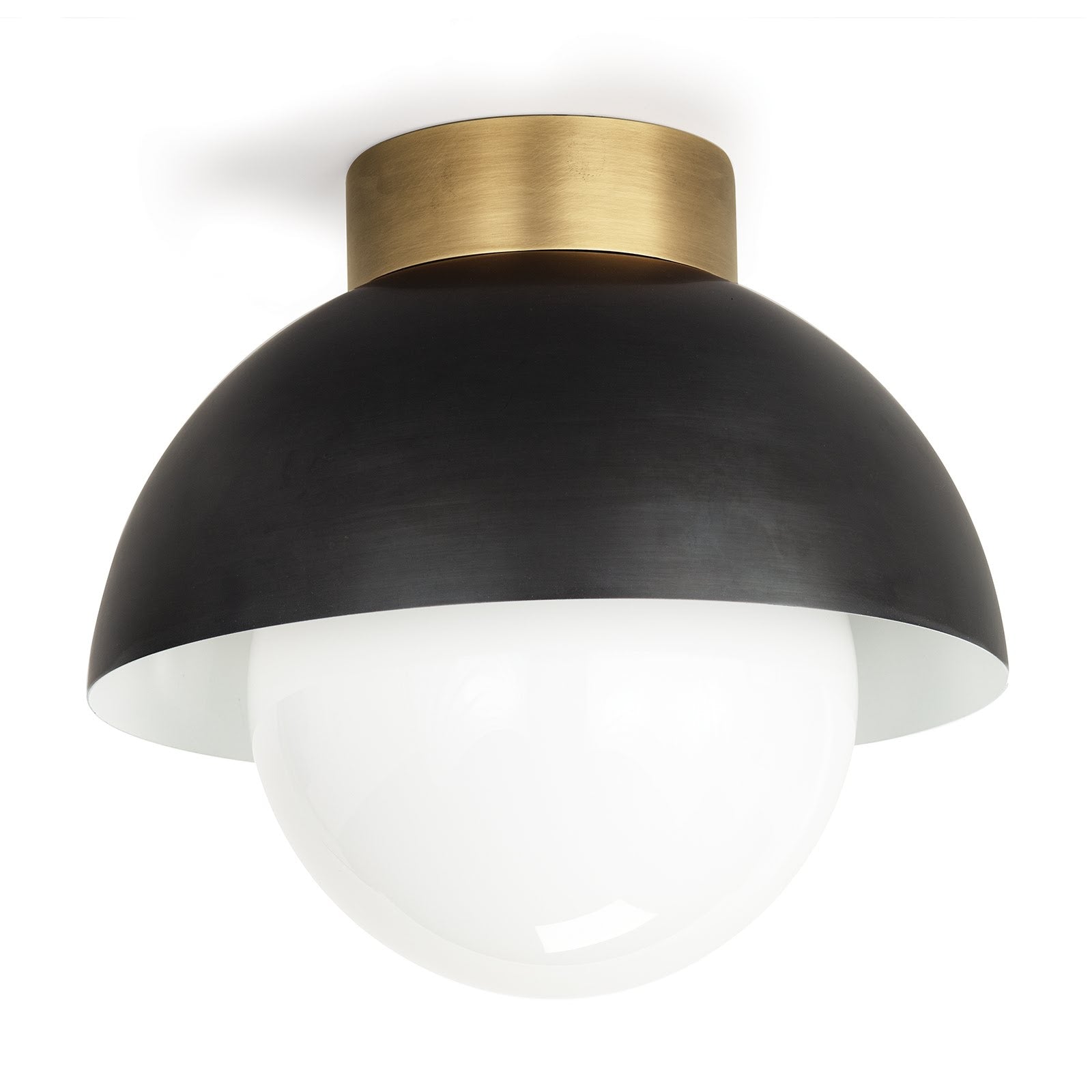 Montreux Flush Mount (Oil Rubbed Bronze and Natural Brass)
